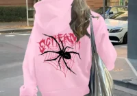 Pink Spider Hoodie